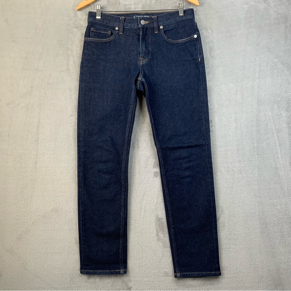 Everlane The Slim 4 - Way Stretch Organic Jeans Uniform Dark Wash Indigo 29 x 30